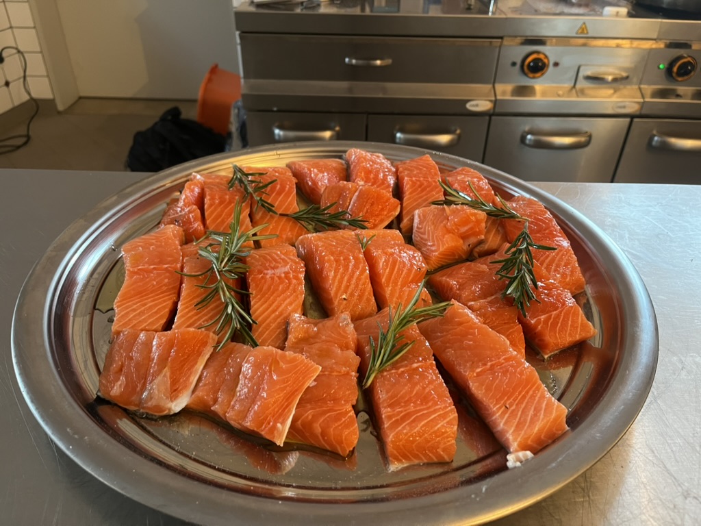 Lachs Catering Leipzig – frische Lachsplatte