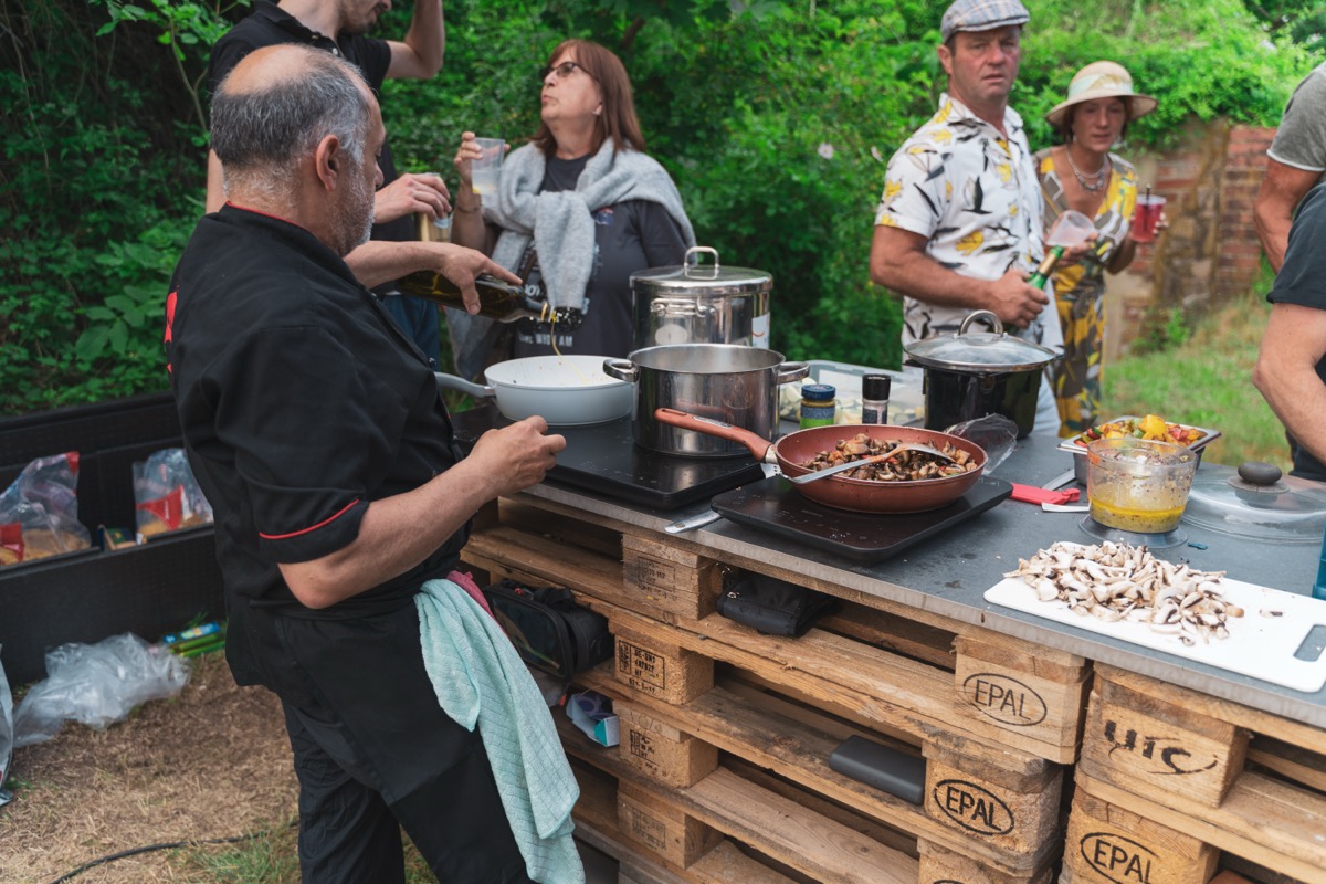 Event Catering Leipzig – Koch kocht live, Gäste schauen zu